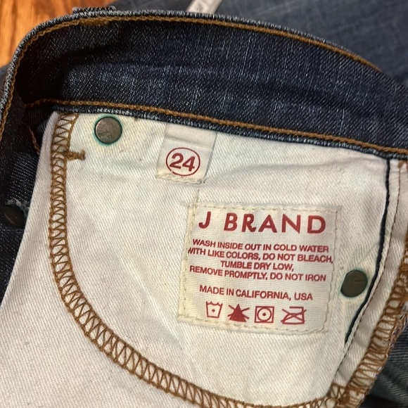 J Brand Woman’s Blue Ripped Jeans Size 24 - Picture 5 of 6